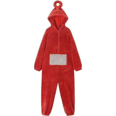 Cappotto e impermeabile per cani, pigiama per adulti Teletubbies, costumi invernali, tute, pigiami cosplay, pigiami natalizi, tutina di Halloween, tutina per animali, rosso, S