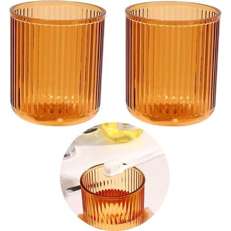 Bicchiere per spazzolino da denti, bicchiere per vasca da bagno, porta spazzolino, semplice bicchiere per spazzolino da denti, bicchiere da bagno infrangibile, bicchiere per risciacquare lo spazzolino (1/5)