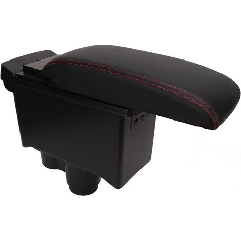 Console centrale accoudoir boîte double étage rangement similicuir 3 ports USB pour Duster 2019-2022 (1/5)