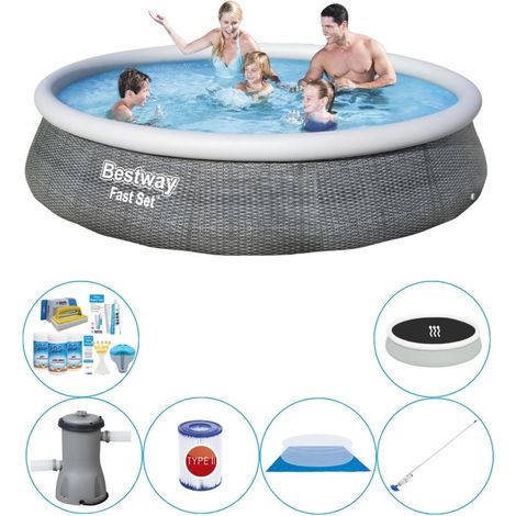 Bestway Bestway Fast Set Ronde - 396x84 cm - 7-pièces S21456 (1/5)