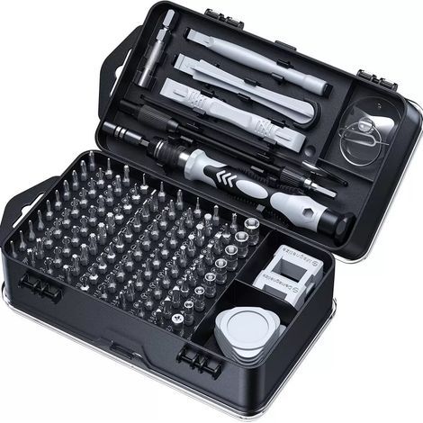 115-in-1 Precision Screwdriver Set, Small Screwdriver for Electronics, Eyeglass Repair Tool Kit, Mini Screwdriver, Precision Computer Repair Tool Kit (1/5)