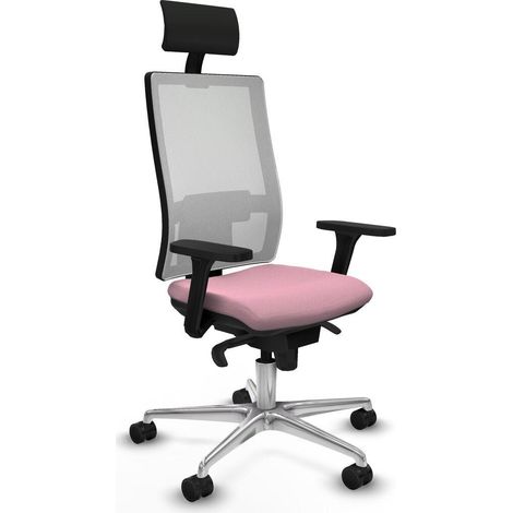 Piqueras-y-crespo Silla Ergonómica Confort Rosa Oficina (1/3)