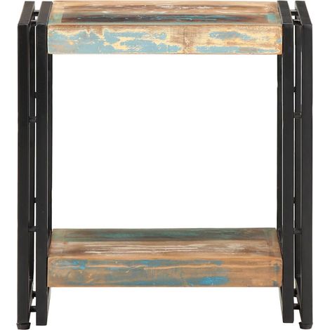 Maison Exclusive - Tavolino Laterale 40x30x40 cm in Legno Massello di Recupero (1/5)