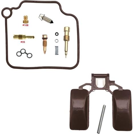 Kit de réparation de carburateur pour Runner 125 VX 4T 2002-2004 125 cm³ Kit + flotteur Pour Runner 125 VX 4T monocylindre gicleur principal n° 31 pointeau de flotteur F-130 joints en nitrile p (1/4)