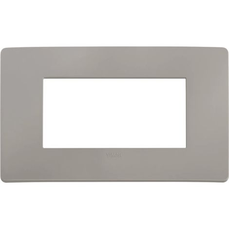 Placca Vimar Plana Up 4M grigio cemento matt 14654U.14 (1/3)