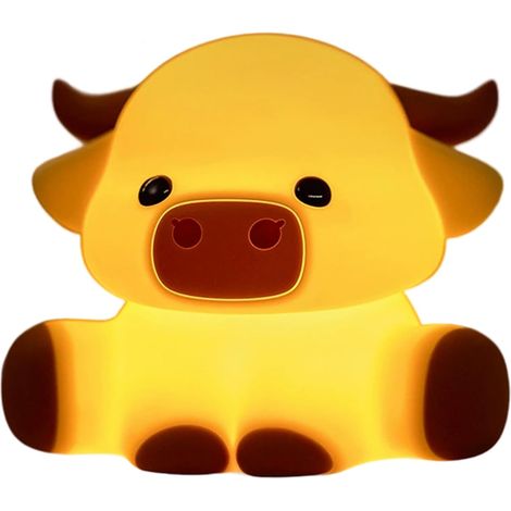 Veilleuse mignonne en silicone avec lampe vache des (1/5)