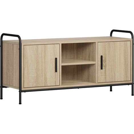 Mobile TV 99 x 33 x 50 cm Rovere Sonoma Legno ingegnerizzato vidaXL (1/5)