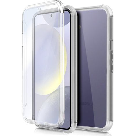 Funda COOL Silicona 3D para Samsung S921 Galaxy S24 (Transparente Frontal + Trasera)