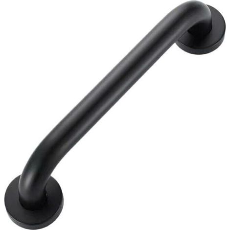 Duschhaltegriff – Schwarz – 400 mm – Sicherheitsgriff für die Dusche – Barrierefreier Toilettenhaltegriff – Stützstange für die Toilette – Haltegriff für Dusche und Toilette (1/4)