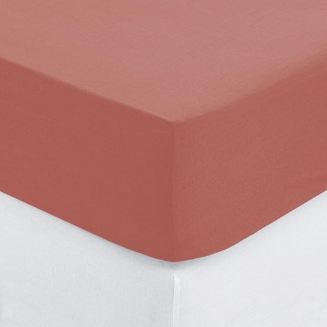 Lenzuolo a pieghe carina in cotone rosa blush 160x200cm - Atmosphera créateur d'intérieur