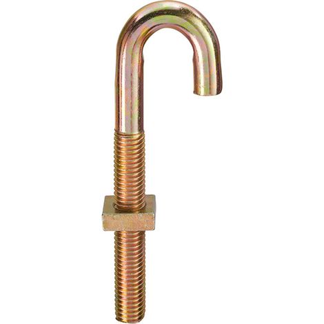 Unifix Hook Bolts And Nuts Zyp - M8 x 140 - Box of 100