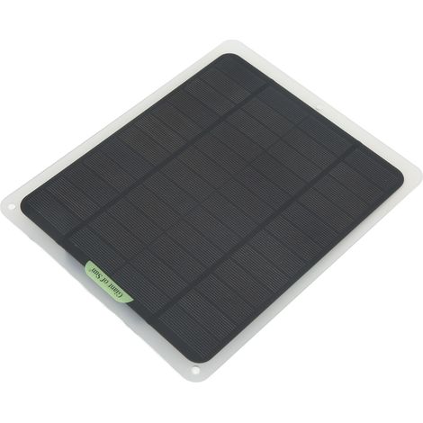 Kit de chargeur solaire portable 12 V 20 W monocristallin à double sortie USB pour camping-car, voiture et bateau (1/5)