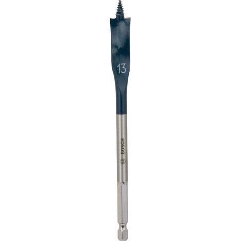 1x Mèche plate Self Cut Speed (Bois, avec queue six pans 1/4" Ø 13 mm Longueur 400 mm, Accessoire Perceuse à percussion) (1/4)