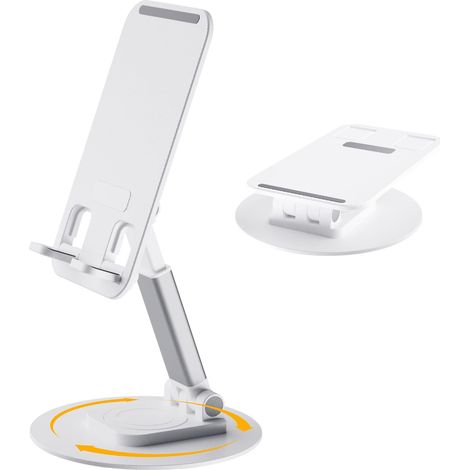 Supporto per telefono regolabile e pieghevole, bianco (1/5)