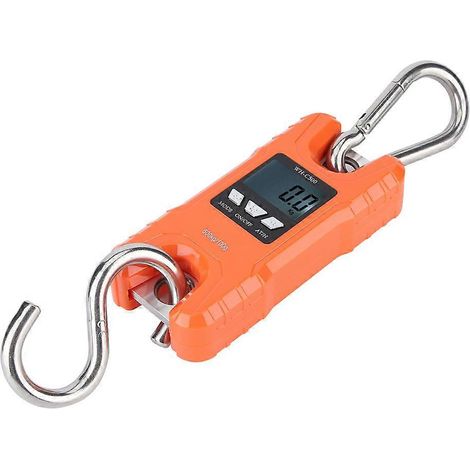Pesée numérique 500 kg Crochet Dynamomètre Portable Écran LCD pour Pêche Ferme Marché Usage Domestique (1/5)