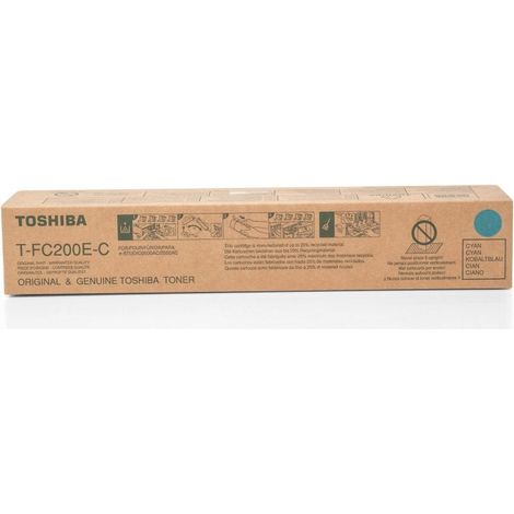 Toshiba T-FC200E-C cartuccia toner 1 pz Compatibile Ciano