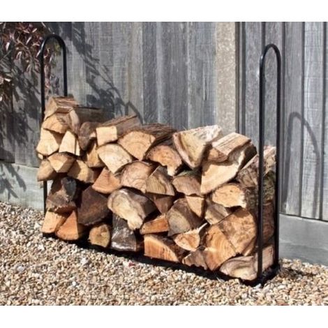 Inside / Outside Log Store. Plastic Coated Heavy Duty Steel - 1 Meter