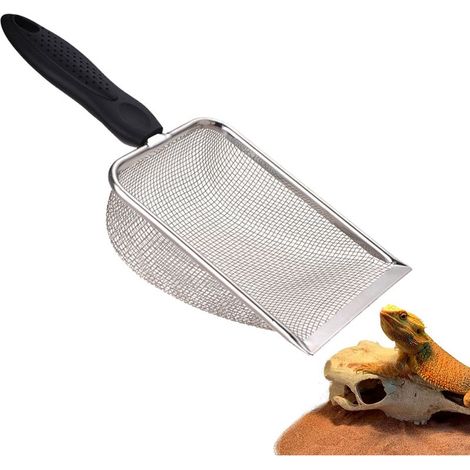Écuelle à tamis. Tamis métallique profond et robuste pour un nettoyage facile. (1/4)