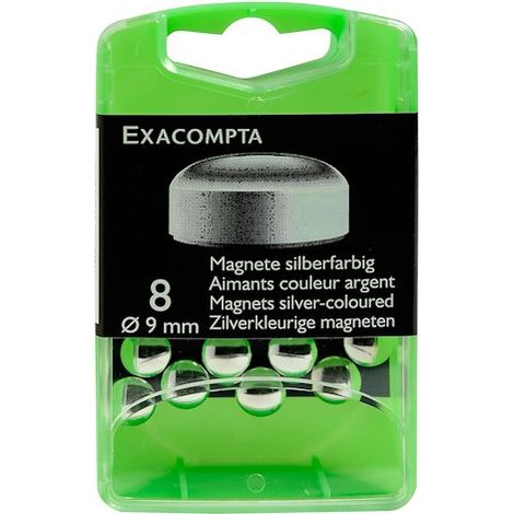 Magnets exacompta f9 force magnétique 120g pack 8 (1/2)