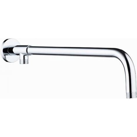 Bras Douche Mural Extension 40cm en Acier Inoxydable Douche Raccord Extension pour Pomme de Douche G1/2" (1/5)