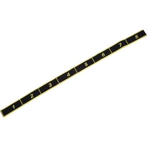 Corde élastique de fitness pour danse latine adulte, bande de résistance jaune pour yoga, stretching et exercice en salle (1/5)