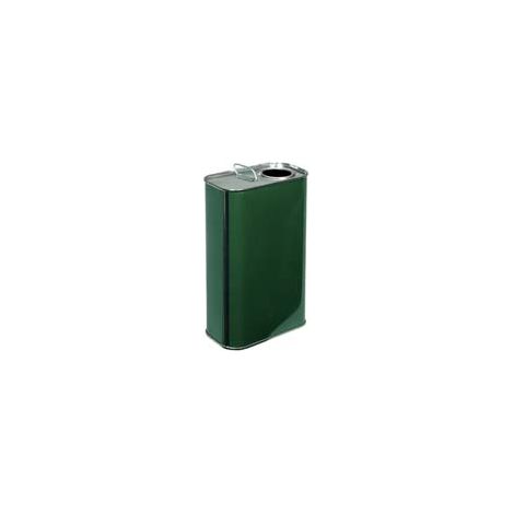 LATTINA PER OLIO RETTANGOLARE VERDE LT.2- - lt.2 - cm.14,7x9x20h. (bancale pz.480) - 10 pezzi