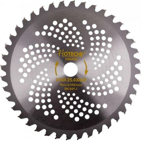 1 LAMA CIRCOLARE 250 X 25.4 X 40T DISCO SEGHETTATO TAGLIA LEGNO 580406 (1/4)