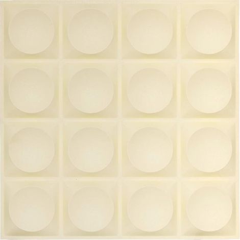 Lot de 2 Stickers Ronds "Oren" 50x50cm Beige (1/3)
