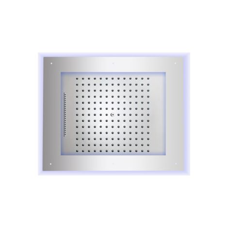 Cadre rétrofit à LED chromothérapie chromé pour plafonds de douche - Bossini HI0926030 (1/2)
