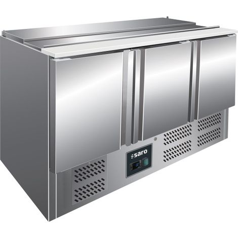 Saladette inox - 3 portes - GN1/1 - Professionnel - Saro