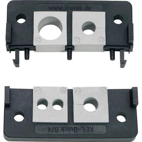 Icotek KEL-Quick B4 regleta de entrada de cable negra