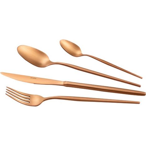 set posate 24 pezzi rame - 1114AEAF11C40 - Amefa
