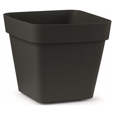 VASO CLEO QUADRATO IN PLASTICA CON RUOTE 40 CM VECA - Colore: Antracite (1/3)