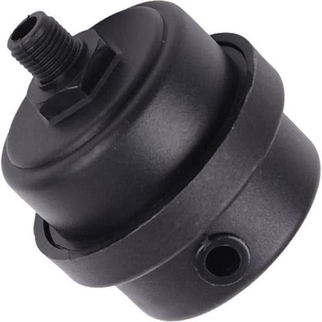 Filtre à air silencieux pour compresseur 1/2″ (20mm) - Entrée d‘air en plastique avec réduction du bruit - Pièce de rechange (1/4)
