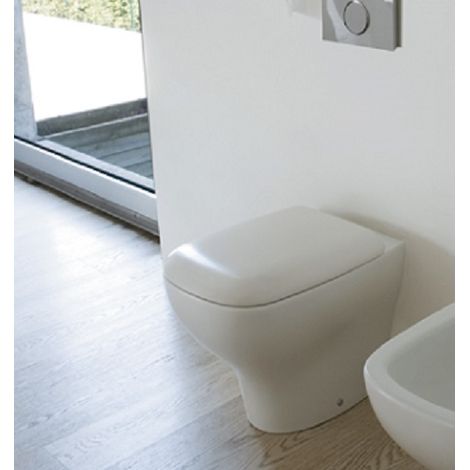 Vaso/bidet filomuro Genesis 51x34 cm di Ceramica Globo
