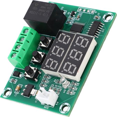 Module Thermostat Numérique Affichage Double Contrôleur Température Interrupteur DC12V (1/5)