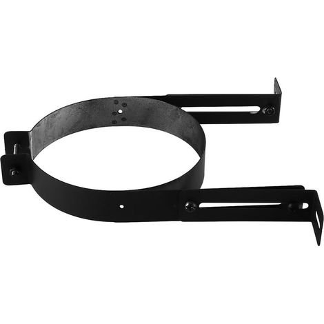 Support de tuyau de cheminée en acier inoxydable – Collier de serrage pour conduit 150mm – Fixation murale robuste pour poêle