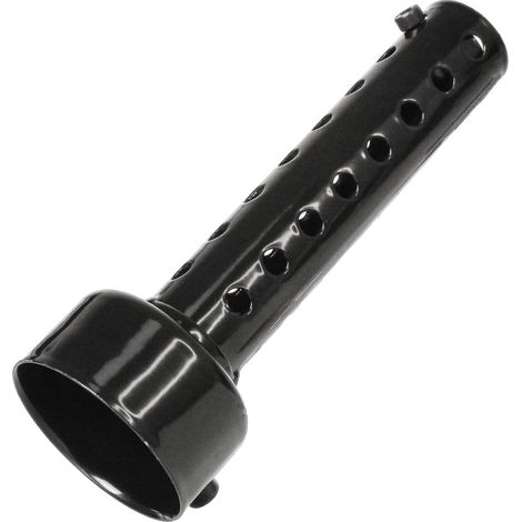 Silencieux d'échappement moto, silencieux turbo sound, 1 pièce, 48 mm, noir, adapté au diamètre du tuyau d'échappement 47 mm - 48 mm (1/5)