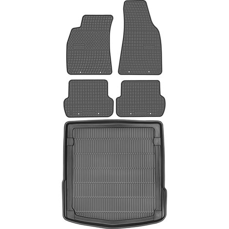 Audi A4 B6 Limousine (2000–2006) – Set: Gummifußmatten + Kofferraummatte