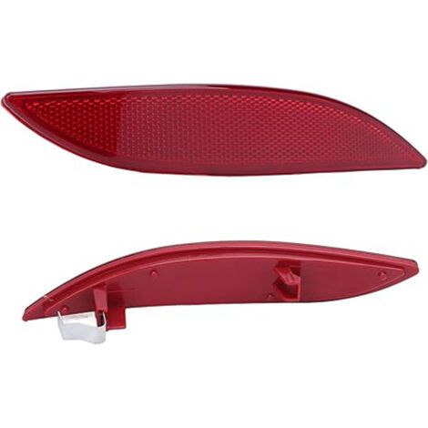 Réflecteur de pare-chocs arrière, catadioptre bandes de réflecteur de pare-chocs arrière gauche et droite 265600004R convient catadioptre pour MEGANE MK3 2008 2013 (1/5)