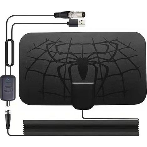 Noir 3600 miles SMT SPIDER fleur intérieur HDTV antenne amovible amplificateur (1/5)