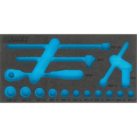 HAZET 2K-Weichschaum-Einlage 163-334L (1/3)
