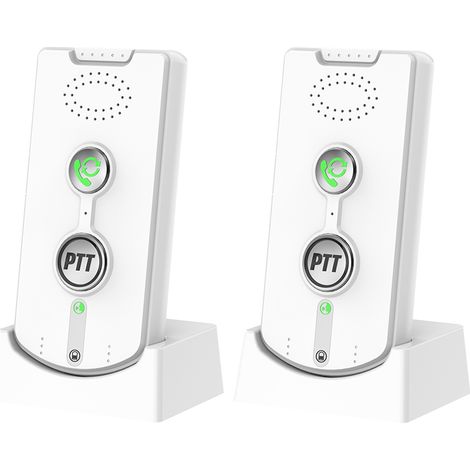 Intercomunicadores inalámbricos para el hogar, alcance ultralargo de 1000 m/3280 pies, comunicación bidireccional entre habitaciones, 2 habitaciones. (1/5)