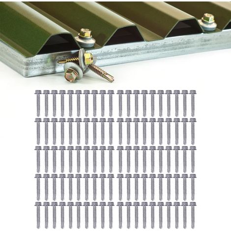 410 Edelstahl-Außensechskant-Selbstbohrschrauben, 4,225 mm und 4,825 mm. (1/5)