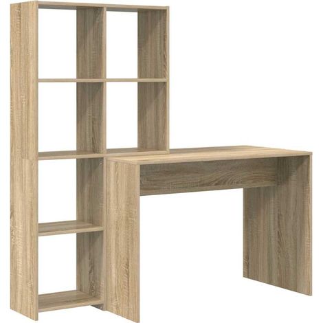 Maison Exclusive - Schreibtisch Sonoma-Eiche 138,5 x 55 x 143 cm