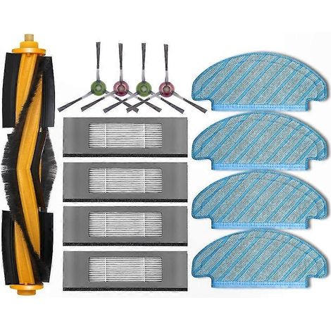 Ersatz-Hauptseitenbürste und HEPA-Filter für den Saugroboter N8, Ersatzteile, Wartungsset, kompatibel mit der N8-Serie, einfacher Austausch, Reinigungszubehör. (1/5)