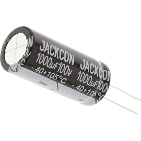 Condensateur RS PRO 1000µF, 100V c.c. (1/2)