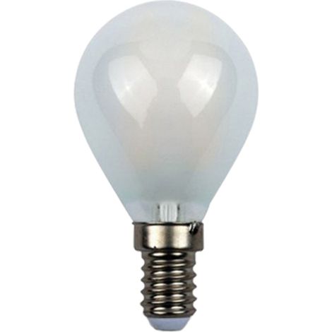 Alcapower Lampadina LED Minisfera G45 E14 4W 500lm 3000K Luce Calda Vetro Frost - Soluzione di illuminazione ad alta efficienza energetica Classe E
