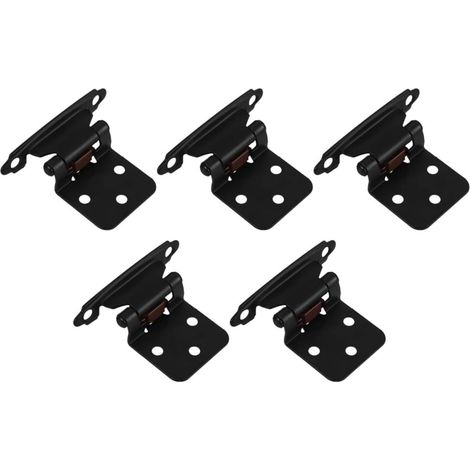 Charnières Acier Noir à Fermeture Automatique (1/2)