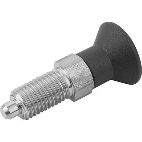 KIPP Arretierbolzen GR.2 M12x1,5 Ø6 Form A Edelstahl (1/3)